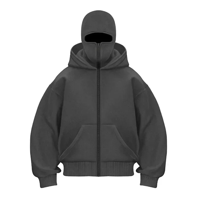 Hoodie unisexe 2-en-1 avec masque intégré – Confort & style sans effort | Shopixy™