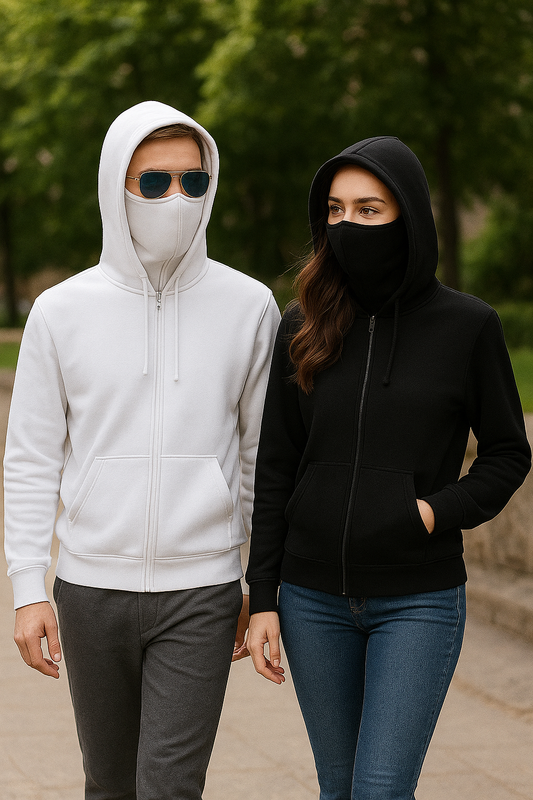 Hoodie unisexe 2-en-1 avec masque intégré – Confort & style sans effort | Shopixy™